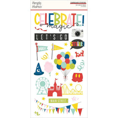 Say Cheese Magic - Simple Stories - 6"x12" Chipboard Stickers
