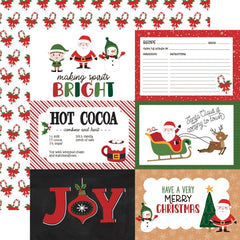 Have A Holly Jolly Christmas - Echo Park - Double-Sided Cardstock 12"X12" - 6"x4" Journaling Cards