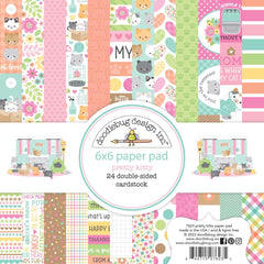 Pretty Kitty - Doodlebug - Double-Sided Paper Pad 6"X6" 24/Pkg