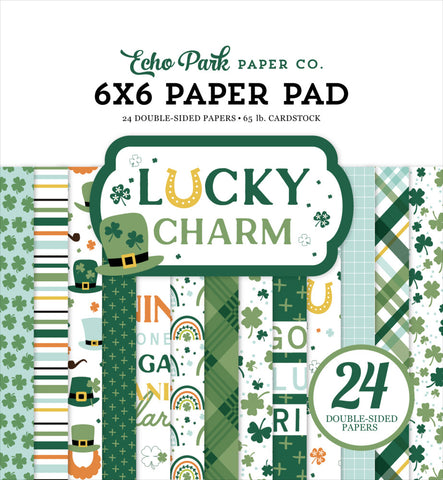 Lucky Charm - Echo Park - Double-Sided Paper Pad 6"X6"
