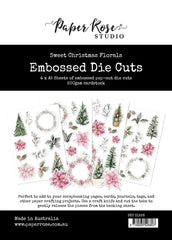 Sweet Christmas Treats - Paper Rose - Embossed Die Cuts - Florals (6807)