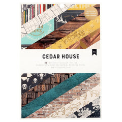 Cedar House - American Crafts - Double-Sided Paper Pad 6"X8" 36/Pkg