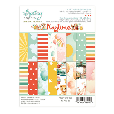 Playtime - Mintay Papers - 6"x8" Add-on Paper Pad (9998)