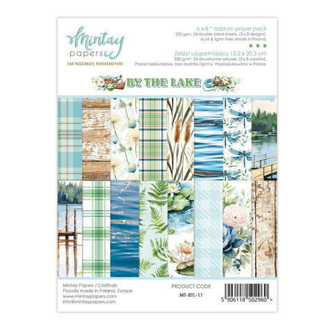 By The Lake - Mintay Papers - 6"x8" Add-on Paper Pad