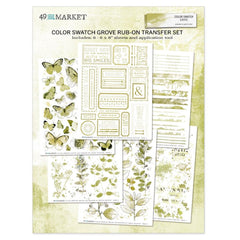 Color Swatch: Grove - 49 & Market - Rub-Ons 6"x8" 6/Pkg