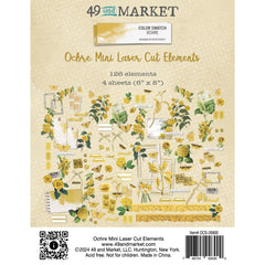 Color Swatch: Ochre - 49 & Market - Laser Cut Outs -  Mini Elements (6900)