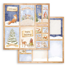 Winter Valley - Stamperia - 12"X12" Double-sided Patterned Paper - 6 Cards (9601)