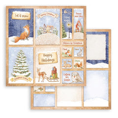 Winter Valley - Stamperia - 12"X12" Double-sided Patterned Paper - 6 Cards (9601)