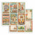 Art of Travelling - Stamperia - Double-Sided Cardstock 12"X12" - 6 Cards (041)