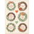 All Around Christmas - Stamperia - A4 Rice Paper - 6 Garlands (9120)