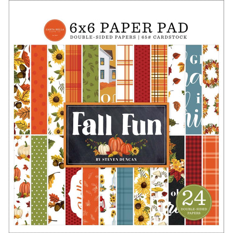 Fall Fun - Carta Bella - Double-Sided Paper Pad 6"X6"