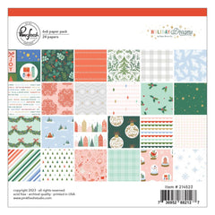 Holiday Dreams - PinkFresh Studios - Double-Sided Paper Pack 6"X6"