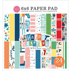 Happy Crafting - Carta Bella - Double-Sided Paper Pad 6"X6" 24/Pkg