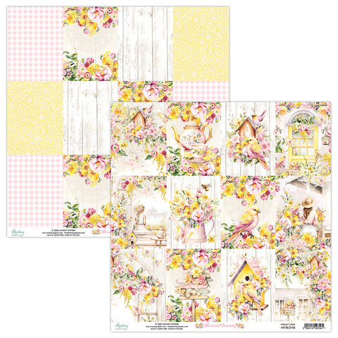 Blossom Serenity - Mintay Papers - 12"x12" Patterned Paper - Paper 06
