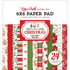 Have A Holly Jolly Christmas - Echo Park - Double-Sided Paper Pad 6"X6"