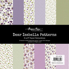 Dear Isabella - Paper Rose - 6"x6" Paper Collection - Patterns