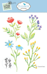 Elizabeth Craft Designs - Die Set - Stemmed Flowers (7157)