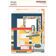 For the Record - Simple Stories - Chipboard Frames 6/pkg