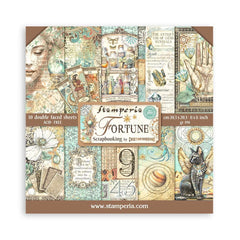 Fortune - Stamperia - 8"x8" Paper Pad (4339)