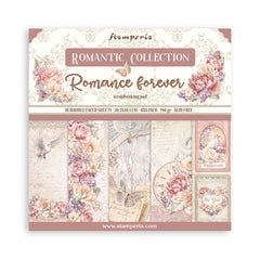 Romance Forever - Stamperia - 8"X8" Paper Pad