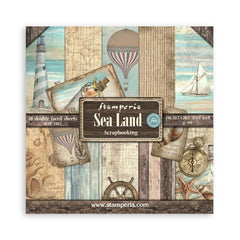 Sea Land - Stamperia - 8"X8" Paper Pad (3721)