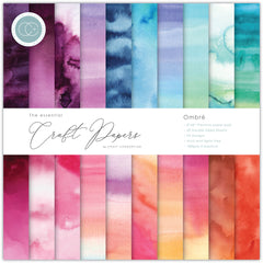 Craft Consortium - 8"x8" Essential Papers Pad - Ombre