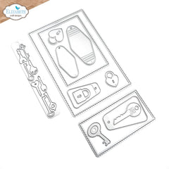 Elizabeth Craft Designs - Die Set - Pocket Page Fillers 1 - Full Size Postage Stamps (9359)