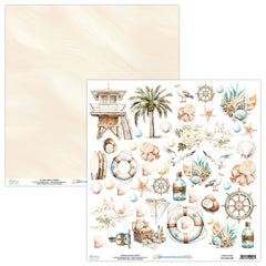 Coastal Memories - Mintay Papers - 12X12 Patterned Paper - Elements Paper 09