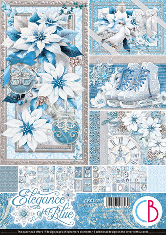 Elegance of Blue - Ciao Bella - A4 Creative Pad (8030)