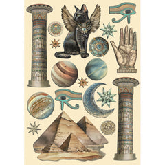Fortune - Stamperia - A5 Colored Wooden Shapes (4742)