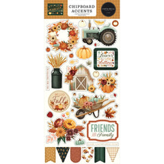 Harvest - Carta Bella - Chipboard 6"X13" - Accents