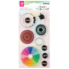 Bold & Bright - Vicki Boutin - Acrylic Stamp Set - Full Circle