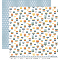 Great Escape - Cocoa Vanilla Studios - 12"x12" Double-sided Patterned Paper - Adventurer
