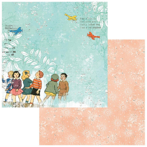 49 & Market - Toddler Time - Double-Sided Cardstock 12"X12" - Airplanes