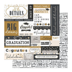 The Graduate - PhotoPlay - Double-Sided Cardstock 12"X12" - All The Details