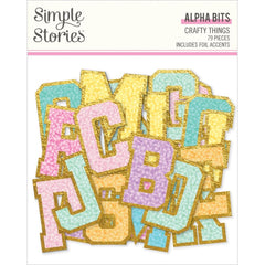Crafty Things -Simple Stories - Bits & Pieces 79/Pkg - Alpha