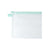 Avery Elle - Zippered Vinyl Mesh Pouch - 13"x13" Aqua-Extra Large (9576)