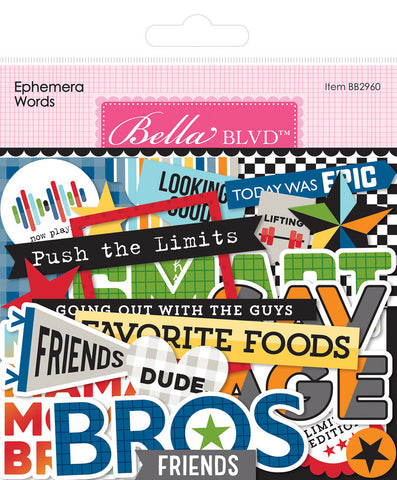 Teen Vibe - Carson - Bella Blvd - Ephemera - Words (7089)