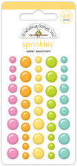Bunny Hop - Doodlebug - Sprinkles Adhesive Enamel Shapes - Easter Assortment (0010)