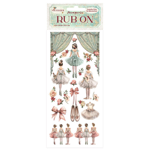 The Nutcracker - Stamperia - Rub-on - Ballet (6647)