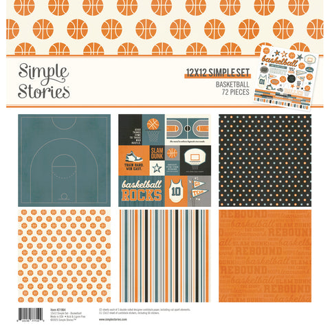 Basketball - Simple Stories - Simple Sets 12"x12" Collection Pack