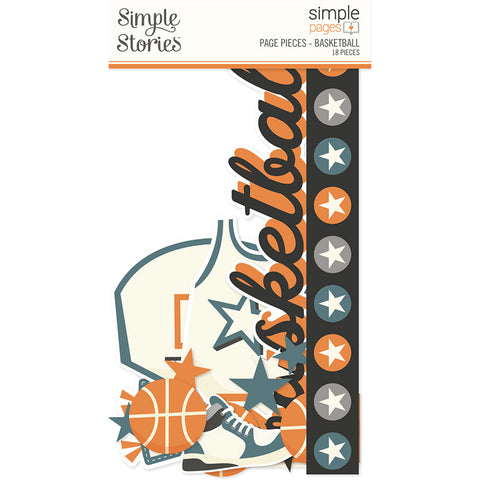 Basketball - Simple Stories - Simple Pages Page Pieces