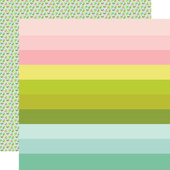 Tea Garden - Simple Stories - 12"x12" Patterned Paper - Be Happy
