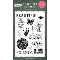 Bloom - Carta Bella - Clear Stamps - Beautiful Moments
