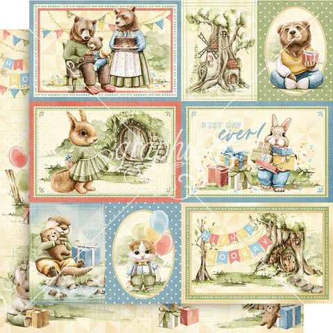 Hip Hip Hooray - Graphic45 - Double-Sided Cardstock 12"X12" - Best Day Ever