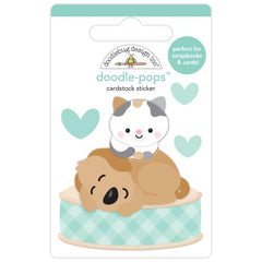 Pretty Kitty - Doodlebug - Doodle-Pops 3D Stickers -  Best Friends