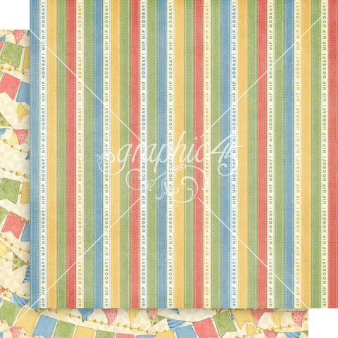 Hip Hip Hooray - Graphic45 - Double-Sided Cardstock 12"X12" - Better Together