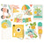 Summer Snapshots - Simple Stories - Bits & Pieces Die-Cuts 15/Pkg - Big Bits