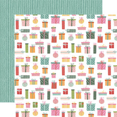 A Birthday Wish (GIRL) - Echo Park - Double-Sided Cardstock 12"X12" - Birthday Girl Presents