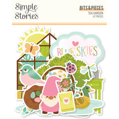 Tea Garden - Simple Stories - Bits & Pieces 67/pkg